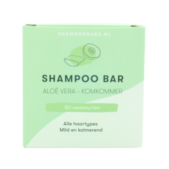 Shampoo Bar aloe vera komkommer 60 gram plasticvrij