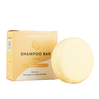 Shampoo Bar Citrus voor vet haar - 60 gram - plasticvrij