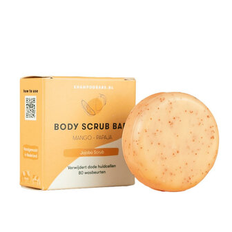 Body Scrub Bar Mango Papaja &ndash; 60 gram &ndash; plasticvrij sustOILable