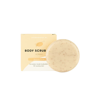 Body Scrub Bar Honing met amandel &ndash; 60 gram &ndash; plasticvrij sustOILable