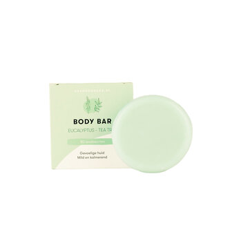 Body Bar eucalyptus tea tree plasticvrij douchen sustoilable