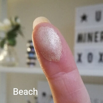 Minerale oogschaduw Beach &ndash; vegan - sustoilable close up