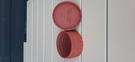 zeepdoosje rood