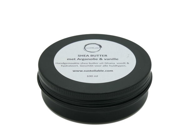 Shea butter met arganolie en vanille sustOILable