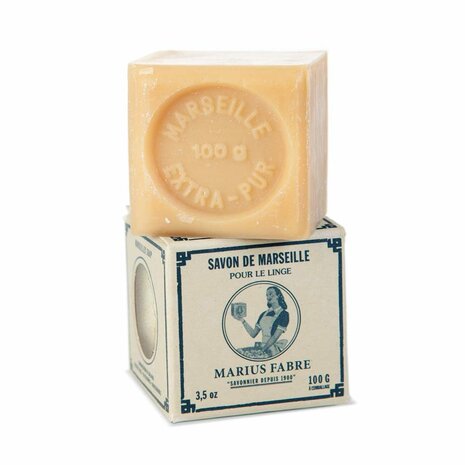 Witte Marseillezeep 100 gram Savon de Provence marius fabre sustOILable