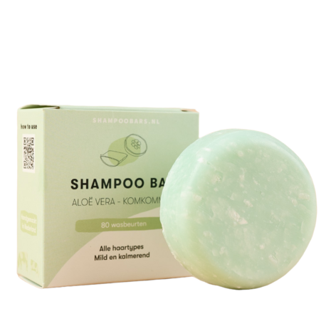 Shampoo Bar aloe vera komkommer 60 gram plasticvrij