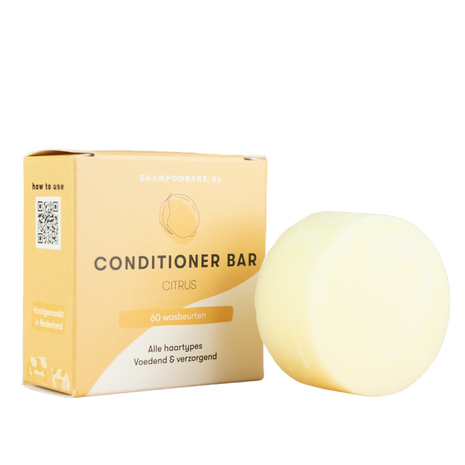 Conditioner Bar Citrus - 45 gram – alle haartypes - voedend en verzorgend