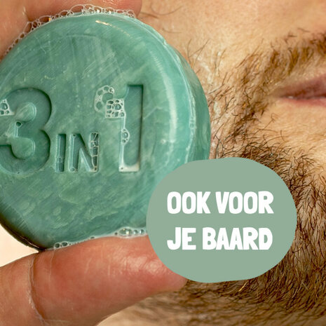 3-in-1 Bar Forest - voor je huid, lichaam en gezicht - plasticvrij