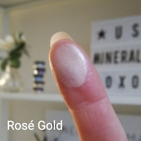 Minerale oogschaduw Rose Gold – vegan - sustoilable close up