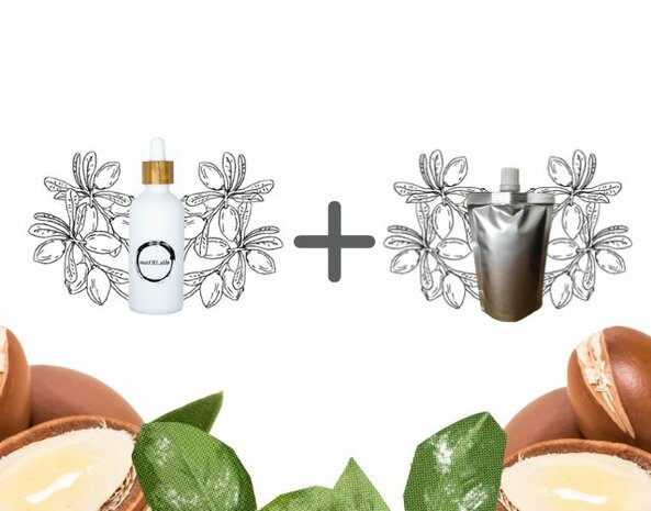 Argan olie sustOILable pipetflesje 100ml met navulling 100ml