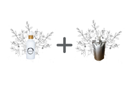 Jojoba olie flesje 100ml + navulverpakking 100ml