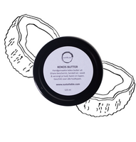 Kokos butter 100 ml in glazen pot - plasticvrij verpakt 