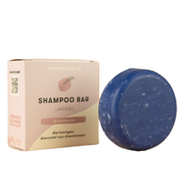 Shampoo Bar Lavendel - voor alle haartypes - zilvershampoo - 60 gram