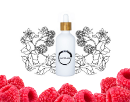 Frambozenpitolie - Glazen pipetflesje 50ml