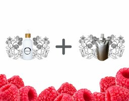 Frambozenpitolie flesje 100ml + navulverpakking 100ml