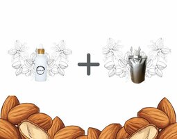 Amandelolie 100ml + navulverpakking 100ml