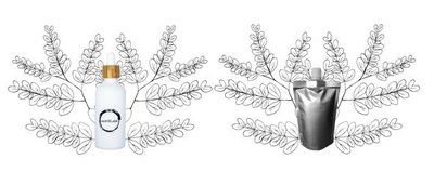 Moringa olie flesje 100ml + navulverpakking 100ml