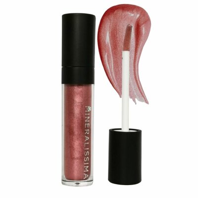 Minerale lipgloss Melon - vegan - zacht roze