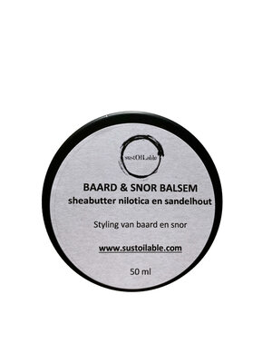 Balsem voor baard en snor - sandelhout  - blikje 50 gram