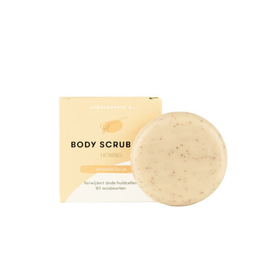 Body Scrub Bar Honing met amandel – 60 gram – plasticvrij