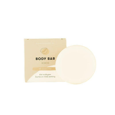 Body Bar Kokos - alle huidtypes - plasticvrij douchen