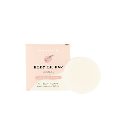 Body Oil Bar Lavendel - plasticvrij en vegan