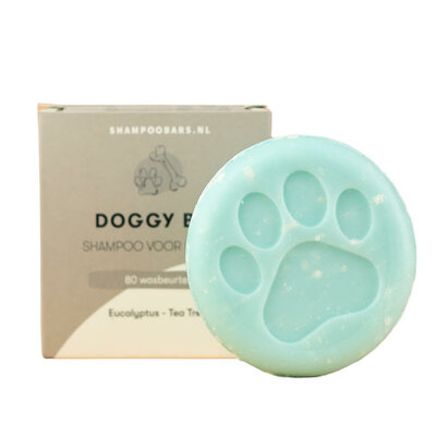 Shampoo Bar voor honden – eucalyptus met tea tree - 60 gram – plasticvrij – parfumvrij