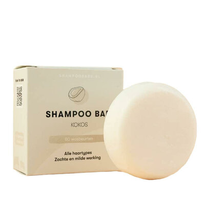 Shampoo Bar Kokos 60 gram - voor alle haartypen en kinderen