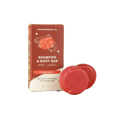 Shampoo & Body Bar Appel Kaneel – vegan